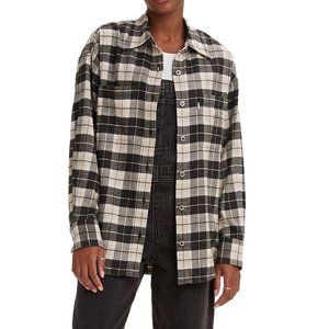 Levis Silvertab Oversized Plaid Flannel Shirt 2X